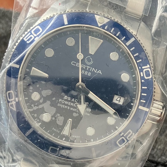 CERTINA DS ACTION POWERMATIC80 BLUE ON BRACELET 38MM - Picture 12 of 16